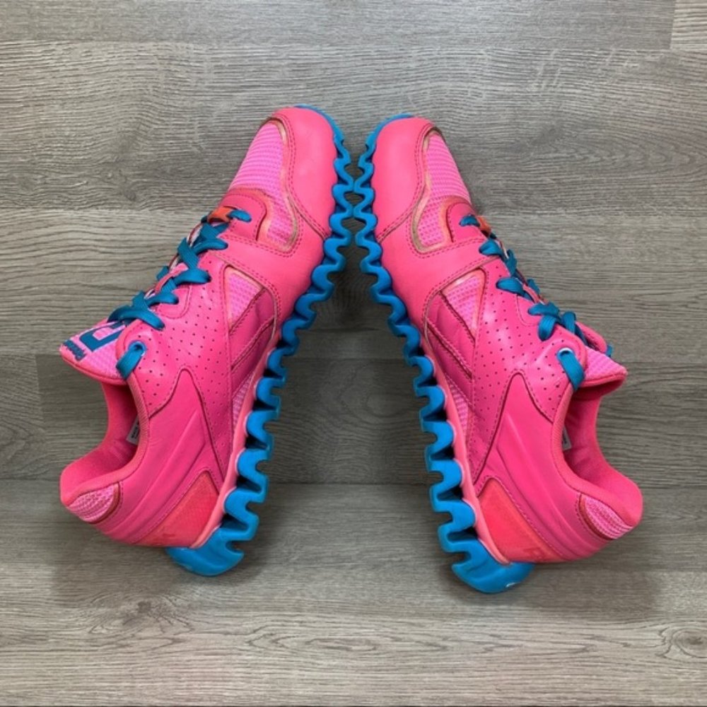 Reebok ZigNano Pink Blue Athletic Sneaker Size 8